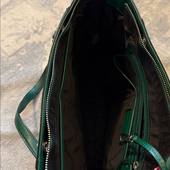 Calvin Klein Dark Green Tote Bag - Picture 2 of 8